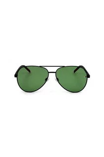 Okulary przeciwsłoneczne - Tommy Hilfiger okulary przeciwsłoneczne kolor czarny - grafika 1