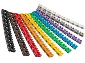 Kable komputerowe i do monitorów - Goobay Przewód marker klipy "0 9" na średnica, kolorowa, kolorowy 4,0 mm 72514 - miniaturka - grafika 1