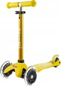 Hulajnogi - Mini Trójkołowa Hulajnoga Micro Deluxe Led Żółta - miniaturka - grafika 1
