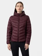 Kurtki damskie - 4F Kurtka przejściowa 4FAW23TDJAF225 Fioletowy Slim Fit - miniaturka - grafika 1
