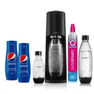 Saturator SODASTREAM Terra Megapack QC Czarny - 3 butelki + gaz