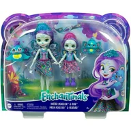Lalki dla dziewczynek - Enchantimals Patter i Piera Peacock Lalki siostry 2-pak HCF83 HCF83 - miniaturka - grafika 1