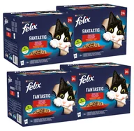 Mokra karma dla kotów - FELIX Fantastic Wiejskie Smaki w galaretce: 96x85g - miniaturka - grafika 1
