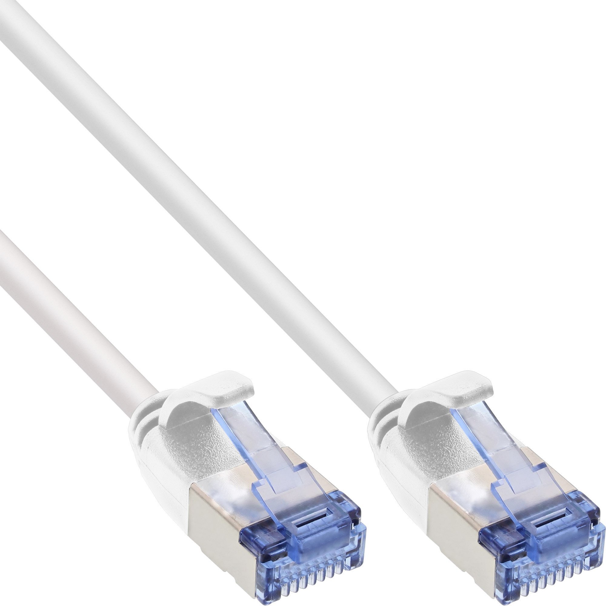InLine ® Kabel krosowy slim, U/FTP PiMf, Cat.6A, biały, 5 m