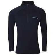 Bluzy sportowe męskie - Męska bluza Progress MT TRZ 250 Rozmiar: L / Kolor: czarny/niebieski - miniaturka - grafika 1