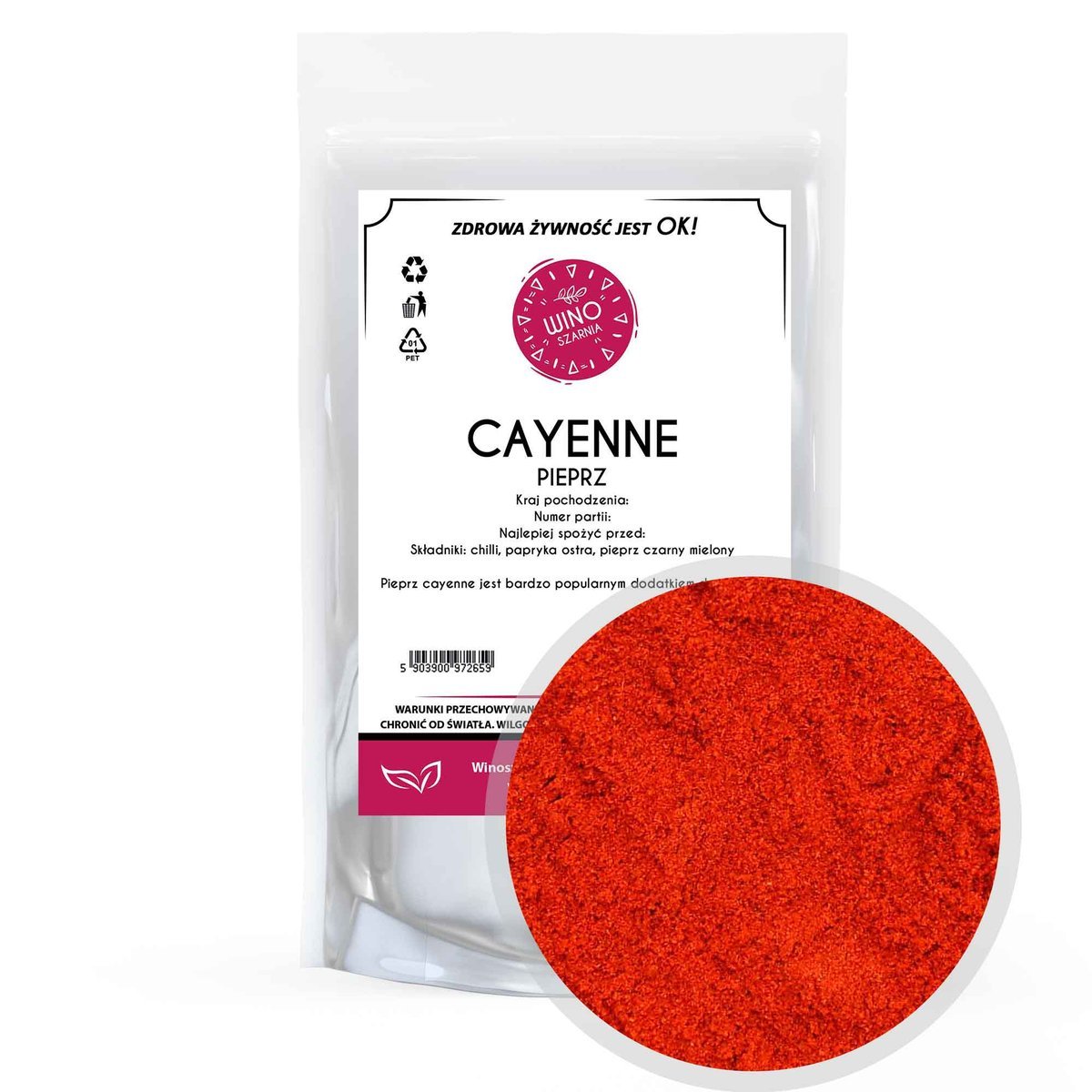 Pieprz Cayenne - 200g Przyprawa