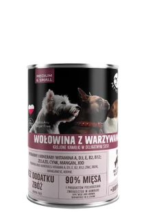Pet Republic PetRepublic kawałki w sosie z wołowiną i warzywami 400g 56552-uniw - Mokra karma dla psów - miniaturka - grafika 1
