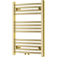 Grzejniki łazienkowe - Mexen Ares grzejnik łazienkowy 700 x 500 mm, 226 W, złoty - W102-0700-500-00-50 - miniaturka - grafika 1