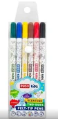 Przybory szkolne - Easy Stationery Pisaki spiralne zapachowe dwustronne 6 kol EASY - miniaturka - grafika 1