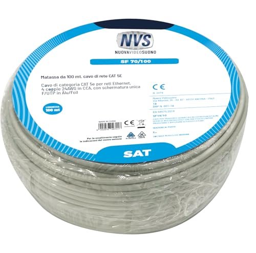 NVS Kabel sieciowy CAT 5E Długość 100 mt