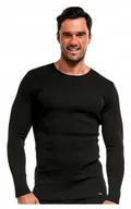Koszulki męskie - Cornette Podkoszulek Męski Czarny Ct214 M - miniaturka - grafika 1