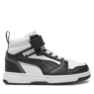 Sneakersy Puma Rebound V6 Mid Ac+ Ps 393832 01 Biały - Buty dla chłopców - miniaturka - grafika 1