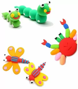 ﻿Super Clay Magiczna Piankolina Sensoryczna 12 kolorów - Zabawki kreatywne - miniaturka - grafika 1