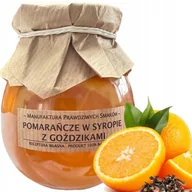 Syropy i koncentraty owocowe - Pomarańcza w syropie z goździkami 100% naturalna bez konserwantów - miniaturka - grafika 1