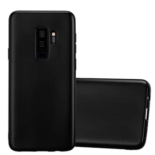 Pokrowiec Do Samsung Galaxy S9 PLUS w METALLIC CZARNY Etui TPU Silikon Obudowa Ochronny Case Cover Cadorabo - Etui i futerały do telefonów - miniaturka - grafika 1