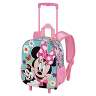 Plecaki - Myszka Minnie Figaro -Mały Plecak 3D na Kółkach, Różowy, 26 x 34 cm, Pojemność 12,5 L - miniaturka - grafika 1