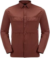 Koszule męskie - Jack Wolfskin Atacama Koszula Barn Red M - miniaturka - grafika 1