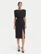 Sukienki - Rinascimento Sukienka koktajlowa CFC0127570003 Czarny Slim Fit - miniaturka - grafika 1