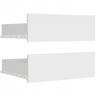 Meble modułowe i akcesoria - 2 szuflady do szafy przesuwnej 233cm - kolor biały - miniaturka - grafika 1