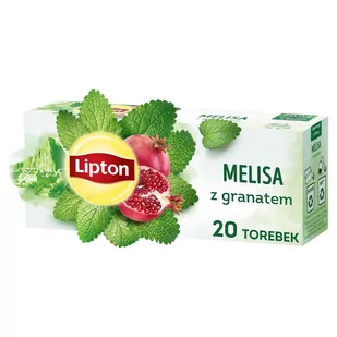 Lipton Herbatka ziołowa aromatyzowana melisa z granatem 24 g (20 torebek) - Herbata - miniaturka - grafika 1