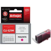 Tusze zamienniki - ActiveJet Tusz ACC-521MN (do drukarki Canon, zamiennik CLI-521M supreme 10ml magenta Chip) EXPACJACA0082 - miniaturka - grafika 1