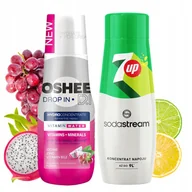 Syropy i koncentraty owocowe - Syropy Zestaw: OSHEE Dragonfruit Winogrono + 7UP SODASTREAM Koncentraty - miniaturka - grafika 1