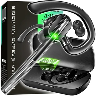 Renew Force Słuchawka bezprzewodowa RENEW FORCE bluetooth Powerbank CZYSTY DŹWIĘK PRO G5 - Zestawy głośnomówiące - miniaturka - grafika 1