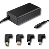 Zasilacze do laptopów - Qoltec Zasilacz sieciowy specjalizowany do Lenovo 65W 4 wtyczki - miniaturka - grafika 1
