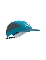 Czapki i chusty sportowe męskie - COMPRESSPORT Czapka biegowa 5 PANEL LIGHT CAP mosaic blue/magent - miniaturka - grafika 1