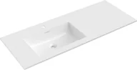 Umywalki - Mexen Otis umywalka wpuszczana w blat lewa 121 x 46,5 cm, biała połysk - 25181200L - miniaturka - grafika 1
