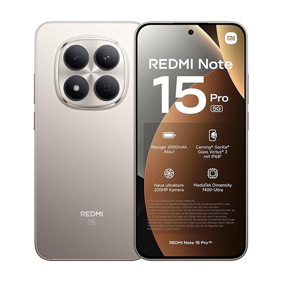 Xiaomi Redmi Note 15 Pro 5G 8/512GB Titanium