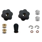 Akcesoria i części do ekspresów do kawy - Zestaw uchwytów do ekspresów Lelit MaraX PLA2202 - Czarne - miniaturka - grafika 1