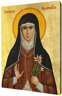 Ikony i obrazy sakralne - Ikona religijna święta Kamila - miniaturka - grafika 1