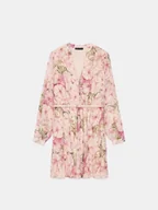 Sukienki - Mohito - Sukienka mini z paskiem - różowy - miniaturka - grafika 1