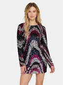 Sukienki - ONLY Sukienka koktajlowa Sofie 15334081 Kolorowy Slim Fit - miniaturka - grafika 1