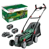 Kosiarki - Bosch Kosiarka akumulatorowa 2x18V 4Ah 37cm - miniaturka - grafika 1
