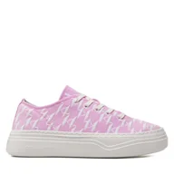 Sneakersy damskie - Sneakersy KARL LAGERFELD KL63421 Fioletowy - miniaturka - grafika 1