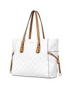 Torebki damskie - Puccini Shopper bag w kolorze białym - 30 x 43 x 12 cm - miniaturka - grafika 1