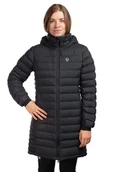 Kurtki damskie - Black Diamond Kurtka puchowa damska Access Down Parka Women Fw25 czarna L - miniaturka - grafika 1