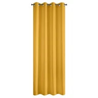 Zasłony - Zasłona Eurofirany Rita 140 x 250 Przelot Musztarda - miniaturka - grafika 1