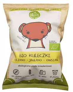 Helpa Bio Kuleczki Bez Cukru Gryczano - Jaglano - Owsiane, 160g, Helpa - Dodatki do kaszek - miniaturka - grafika 2