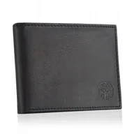 Portfele - Portfel Męski Skórzany Betlewski Rfid Czarny Poziomy - miniaturka - grafika 1