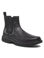 Sztyblety męskie - Calvin Klein Jeans Sztyblety Lug Mid Chelsea Boot 2 YM0YM00544 Czarny - miniaturka - grafika 1