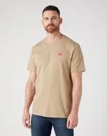 Koszulki męskie - Męska koszulka t-shirt Wrangler SIGN OFF TEE W70MEEH46 S - miniaturka - grafika 1