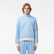 Bluzy męskie - Lacoste Paris żakardowa bluza z monogramem zapinana na suwak - miniaturka - grafika 1