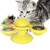 Zabawki dla kotów - Interaktywna, obrotowa zabawka dla kota z kocimiętką - miniaturka - grafika 1
