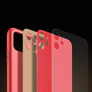Dux Ducis Yolo eleganckie etui pokrowiec ze skóry ekologicznej iPhone 12 mini czerwony - Etui i futerały do telefonów - miniaturka - grafika 8