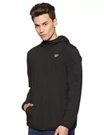 Kurtki męskie - Reebok Męska kurtka ta Woven Light czarny czarny XXL FP9172_2XL_Black_2XL - miniaturka - grafika 1