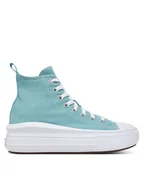 Trampki damskie - Converse Trampki Chuck Taylor All Star Move Platform A10703C Zielony - miniaturka - grafika 1