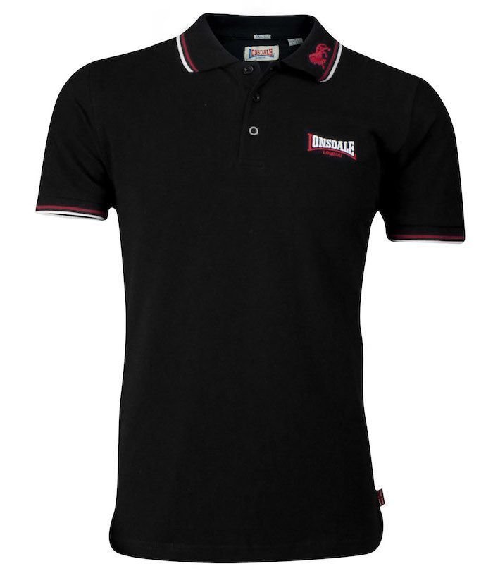 Polo LONSDALE LION czarne-S